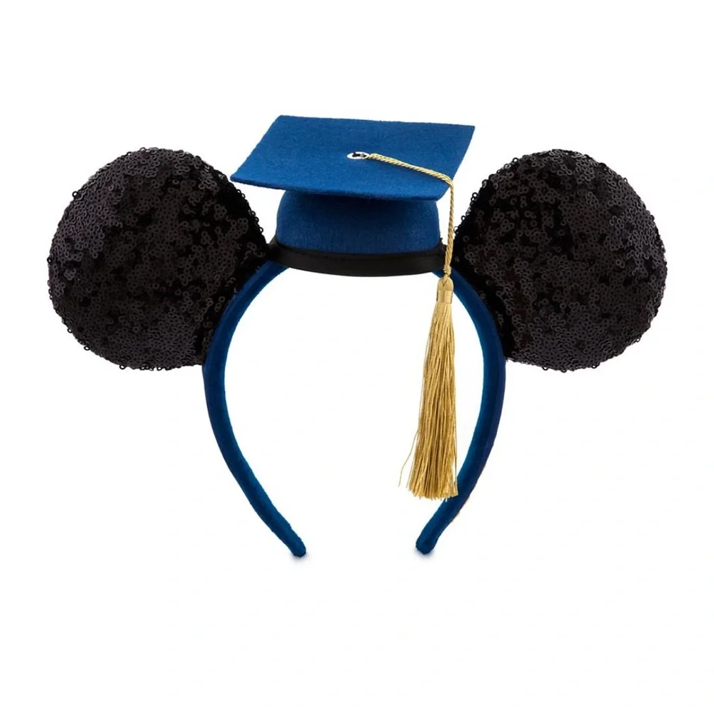 Disney Parks Mickey Mouse Graduation Cap Ear Headband Class of 2022